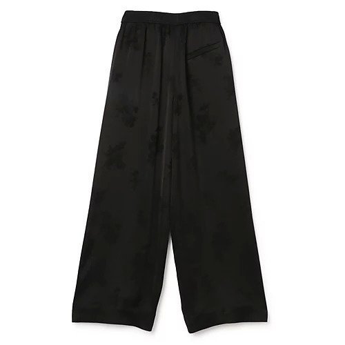 【ガニー/GANNI】のFluid Satin Jacquard Elasticated Pants 人気、トレンドファッション・服の通販 founy(ファニー) 　ファッション　Fashion　レディースファッション　Fashion for Women　パンツ　Pants & Trousers　2025年　2025　2025春夏・S/S　Spring/Summer 2025 SS25　ギャザー　Gathered, Ruffled　サテン　Satin, Glossy Fabric　パッチ　Patch, Appliqué　ボタニカル　Botanical, Floral Pattern　ポケット　Pocket, Pocket Detail　モダン　Modern, Contemporary　ワイド　Wide, Wide Fit　洗える　Machine Washable　other-2|ID: prp329100004475070 ipo3291000000031548848