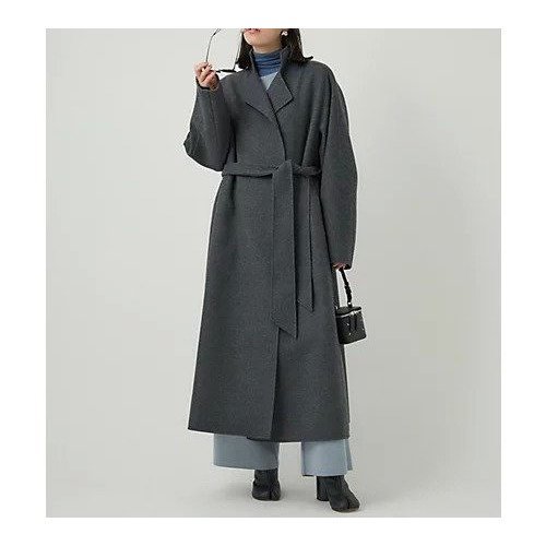 【カオス/Chaos】のアールスーペリアノーカラーロングコート 人気、トレンドファッション・服の通販 founy(ファニー) 　ファッション　Fashion　レディースファッション　WOMEN　アウター　Coat Outerwear　コート　Coats　エレガント 上品　Elegant　シンプル　Simple　ドレープ　Drape　フィット　Fit　フロント　Front　マニッシュ　Mannish　ロング　Long　A/W・秋冬　Aw・Autumn/Winter・Fw・Fall-Winter　冬　Winter　2024年　2024　2024-2025秋冬・A/W　Aw/Autumn/Winter/Fw/Fall/2024-2025　 other-1|ID: prp329100004477255 ipo3291000000031561833