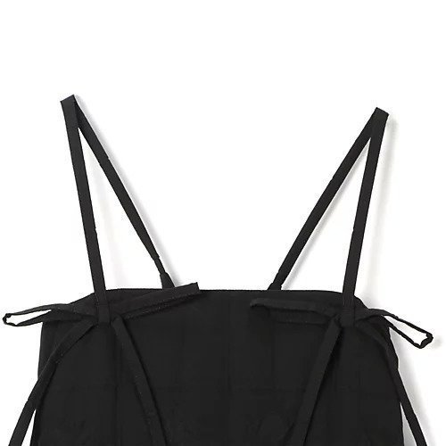 【セシリー バンセン/CECILIE BAHNSEN】のAKIRA TOP FLORA MATELASSE BLACK 人気、トレンドファッション・服の通販 founy(ファニー) 　ファッション　Fashion　レディースファッション　Fashion for Women　2025年　2025　2025春夏・S/S　Spring/Summer 2025 SS25　キャミソール　Camisole, Spaghetti Strap Top　ギャザー　Gathered, Ruffled　リボン　Ribbon, Bow　other-3|ID: prp329100004478962 ipo3291000000035594840