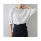 【ウィムガゼット/Whim Gazette】のコットンプルオーバー 人気、トレンドファッション・服の通販 founy(ファニー) ファッション Fashion レディースファッション WOMEN トップス・カットソー Tops/Tshirt プルオーバー Pullover カットソー Cut And Sew シンプル Simple スリーブ Sleeve ベーシック Basic ボトム Bottom ロング Long 定番 Standard thumbnail オフホワイト|ID: prp329100004480651 ipo3291000000031588387