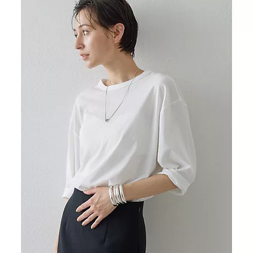 【ウィムガゼット/Whim Gazette】のコットンプルオーバー 人気、トレンドファッション・服の通販 founy(ファニー) 　ファッション　Fashion　レディースファッション　WOMEN　トップス・カットソー　Tops/Tshirt　プルオーバー　Pullover　カットソー　Cut And Sew　シンプル　Simple　スリーブ　Sleeve　ベーシック　Basic　ボトム　Bottom　ロング　Long　定番　Standard　other-3|ID: prp329100004480651 ipo3291000000031588392