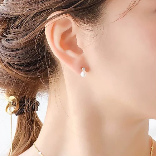 【フィービィー/phoebe】のK10ジュエルパールピアス インテリア・キッズ・メンズ・レディースファッション・服の通販 founy(ファニー) 　ファッション　Fashion　レディースファッション　WOMEN　アクセサリー　Accessories　イエロー　Yellow　ジュエリー　Jewelry　ジュエル　Jewel　人気　Popularity　パール　Pearl　ベーシック　Basic　ボックス　Box　おすすめ　Recommend　エレガント 上品　Elegant　ギフト プレゼント　Gift Present　ホワイト|ID: prp329100004480684 ipo3291000000031588618