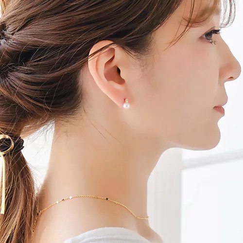 【フィービィー/phoebe】のK10ジュエルパールピアス 人気、トレンドファッション・服の通販 founy(ファニー) 　ファッション　Fashion　レディースファッション　Fashion for Women　アクセサリー　Fashion Accessories　イエロー　Yellow　ジュエリー　Jewelry, Accessories　ジュエル　Jewel, Gemstone　人気　Popular, Best Seller　パール　Pearl, Pearl Accent　ベーシック　Basic, Essential　ボックス　Boxy, Box Shape　おすすめ　Recommended / Our Picks　エレガント 上品　Elegant　ギフト プレゼント　Gift / Present　other-2|ID: prp329100004480684 ipo3291000000034114052