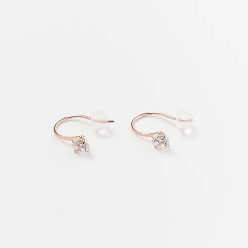 【フィービィー/phoebe】の【K10RG】ブリリアンフックピアス 人気、トレンドファッション・服の通販 founy(ファニー) 　ファッション　Fashion　レディースファッション　WOMEN　アクセサリー　Accessories　ジュエリー　Jewelry　ローズ　Rose　エレガント 上品　Elegant　ギフト プレゼント　Gift Present　other-3|ID: prp329100004480699 ipo3291000000031588680