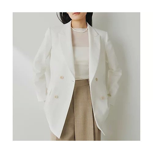 【ウィムガゼット/Whim Gazette】のシアーダブルジャケット インテリア・キッズ・メンズ・レディースファッション・服の通販 founy(ファニー) https://founy.com/ ファッション Fashion レディースファッション WOMEN アウター Coat Outerwear ジャケット Jackets 2025年 2025 2025春夏・S/S Ss,Spring/Summer,2025 シェイプ Shape ジャケット Jacket ボックス Box メッシュ Mesh エレガント 上品 Elegant 夏 Summer 定番 Standard 春 Spring S/S・春夏 Ss・Spring/Summer |ID: prp329100004480705 ipo3291000000031588701