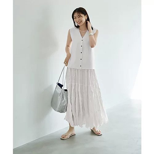 【スタイルデリ/STYLE DELI】の94cm丈コットン質感ワッシャーティア―ドスカート インテリア・キッズ・メンズ・レディースファッション・服の通販 founy(ファニー) https://founy.com/ ファッション Fashion レディースファッション WOMEN スカート Skirt 春 Spring カーディガン Cardigan ギャザー Gather 切替 Switching ジャケット Jacket スリット Slit ティアードスカート Tiered Skirt ドレープ Drape フレア Flare ポケット Pocket ランダム Random ループ Loop ロング Long ワッシャー Washer S/S・春夏 Ss・Spring/Summer 夏 Summer ビジネス 仕事 通勤 Business |ID: prp329100004480786 ipo3291000000031589443