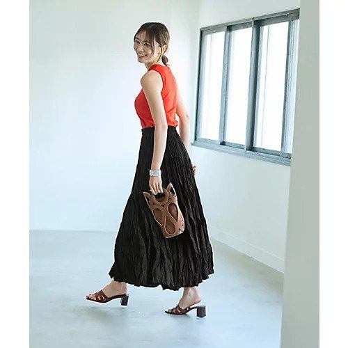 【スタイルデリ/STYLE DELI】の94cm丈コットン質感ワッシャーティア―ドスカート 人気、トレンドファッション・服の通販 founy(ファニー) 　ファッション　Fashion　レディースファッション　Fashion for Women　スカート　Skirts　春　Spring　カーディガン　Cardigan, Knitwear　ギャザー　Gathered, Ruffled　切替　Switching, Contrast Panel　ジャケット　Jacket, Outerwear　スリット　Slit, Slit Detail　ティアードスカート　Tiered Skirt, Flounced Skirt　ドレープ　Drape, Draping Fabric　フレア　Flare, Flared　ポケット　Pocket, Pocket Detail　ランダム　Random, Irregular　ループ　Loop, Loop Knit　ロング　Long, Long-Length　ワッシャー　Washer, Crinkled Finish　S/S・春夏　SS, Spring/Summer, Warm Season　夏　Summer　ビジネス 仕事 通勤　Business / Work / Commuting　other-3|ID: prp329100004480786 ipo3291000000031589450