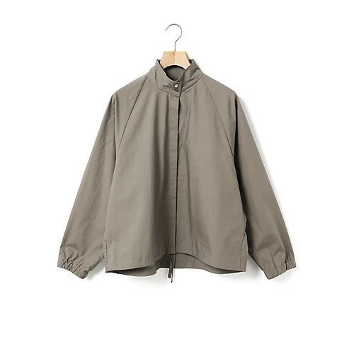 【ミディウミ/MidiUmi】のスイングトップシャツ インテリア・キッズ・メンズ・レディースファッション・服の通販 founy(ファニー) 　ファッション　Fashion　レディースファッション　WOMEN　トップス・カットソー　Tops/Tshirt　シャツ/ブラウス　Shirts/Blouses　タイプライター　Typewriter　ブルゾン　Blouson　ベーシック　Basic　春　Spring　カーキ|ID: prp329100004482891 ipo3291000000031602652
