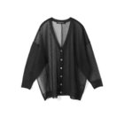 【ミズイロ インド/mizuiro ind】のパターン編みVネックカーディガン 人気、トレンドファッション・服の通販 founy(ファニー) ファッション Fashion レディースファッション WOMEN トップス・カットソー Tops/Tshirt カーディガン Cardigans Vネック V-Neck カーディガン Cardigan パターン Pattern 春 Spring thumbnail ブラック|ID: prp329100004482893 ipo3291000000031602692