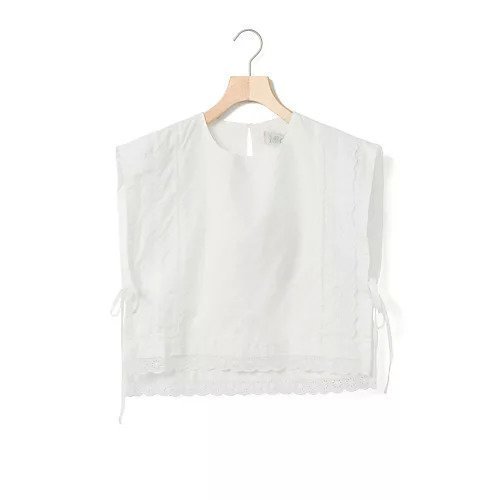 【ミディウミ/MidiUmi】のレースサイドリボンベスト インテリア・キッズ・メンズ・レディースファッション・服の通販 founy(ファニー) 　ファッション　Fashion　レディースファッション　WOMEN　アウター　Coat Outerwear　トップス・カットソー　Tops/Tshirt　ベスト/ジレ　Gilets/Vests　フロント　Front　リボン　Ribbon　レース　Race　エレガント 上品　Elegant　オフホワイト|ID: prp329100004482894 ipo3291000000031602712