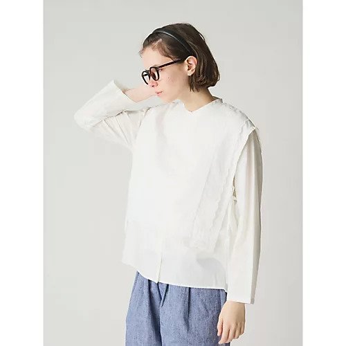 【ミディウミ/MidiUmi】のレースサイドリボンベスト 人気、トレンドファッション・服の通販 founy(ファニー) 　ファッション　Fashion　レディースファッション　WOMEN　アウター　Coat Outerwear　トップス・カットソー　Tops/Tshirt　ベスト/ジレ　Gilets/Vests　フロント　Front　リボン　Ribbon　レース　Race　エレガント 上品　Elegant　other-3|ID: prp329100004482894 ipo3291000000031602718