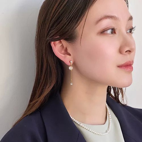 【フィービィー/phoebe】のロングバックモチーフイヤリング パール ビジュー 人気、トレンドファッション・服の通販 founy(ファニー) 　ファッション　Fashion　レディースファッション　Fashion for Women　バッグ　Bags　ジュエリー　Jewelry　ファッションリング　Fashion Rings　イヤリング・フープ・ドロップタイプ　Hoop, Drop & Clip Earrings　イヤリング　Earrings　エレガント 上品　Elegant　チェーン　Chain, Chain Strap　パール　Pearl, Pearl Accent　ビジュー　Bijou, Jewel-like Accent　モチーフ　Motif, Design Theme　other-3|ID: prp329100004482918 ipo3291000000031602881