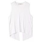 【ペレック/pelleq】のdouble layered back open sleeveless 人気、トレンドファッション・服の通販 founy(ファニー) ファッション Fashion レディースファッション Fashion for Women トップス・カットソー Cut & Sew Tops 2025年 2025 2025春夏・S/S Spring/Summer 2025 SS25 インナー Innerwear スリーブ Sleeve, Long Sleeve / Short Sleeve 洗える Machine Washable thumbnail white|ID: prp329100004485125 ipo3291000000035916517