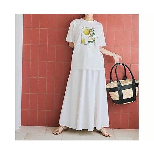 【スアデオ/suadeo】のフルーツプリントTシャツ 人気、トレンドファッション・服の通販 founy(ファニー) 　ファッション　Fashion　レディースファッション　Fashion for Women　トップス・カットソー　Cut & Sew Tops　シャツ・ブラウス・オフィスカジュアル　Elegant Blouses & Button-Ups　ロングTシャツ・Tシャツ　Longline T-Shirts & Tees　イタリア　Italy　洗える　Machine Washable　コイン　Coin, Coin Design　チェリー　Cherry, Cherry Pattern　なめらか　Smooth, Silky Texture　バランス　Balance, Style Balance　ピーチ　Peach, Soft Touch　プリント　Print, Printed Pattern　リゾート　Resort, Vacation Style　夏　Summer　旅行　Travel　other-2|ID: prp329100004485131 ipo3291000000032718049