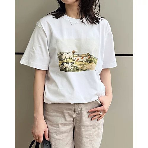 【スアデオ/suadeo】のDogプリントTシャツ 人気、トレンドファッション・服の通販 founy(ファニー) 　ファッション　Fashion　レディースファッション　WOMEN　トップス・カットソー　Tops/Tshirt　シャツ/ブラウス　Shirts/Blouses　ロング / Tシャツ　T-Shirts　イラスト　Illustration　洗える　Washable　クラシカル　Classical　プリント　Print　犬　Dog　other-3|ID: prp329100004485133 ipo3291000000031916012