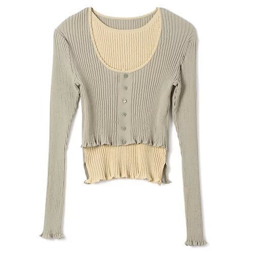 【ビューティフル ピープル/beautiful people】のhigh gauge side-cknitted cardigan 人気、トレンドファッション・服の通販 founy(ファニー) ファッション Fashion レディースファッション Fashion for Women トップス・カットソー Cut & Sew Tops ニット Knit Tops & Sweaters カーディガン・羽織り Layered Style Cardigans 2025年 2025 2025春夏・S/S Spring/Summer 2025 SS25 カーディガン Cardigan, Knitwear タンク Tank Top, Sleeveless Top 洗える Machine Washable other-1|ID: prp329100004485138 ipo3291000000035916287