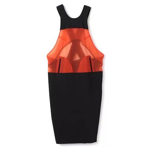 【ジュンミカミ/JUN MIKAMI】のシースルーボーダーワンピース インテリア・キッズ・メンズ・レディースファッション・服の通販 founy(ファニー) ファッション Fashion レディースファッション Fashion for Women ワンピース Dresses 2025年 2025 2025春夏・S/S Spring/Summer 2025 SS25 ドレス Dress, One-Piece ボーダー Border, Stripe 今季 This Season, Current Season オレンジ/ネイビー|ID: prp329100004485153 ipo3291000000032100150