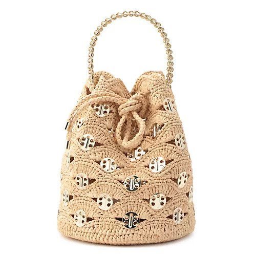 【ラバンヌ/RABANNE】のSAC A MAIN ラフィア 人気、トレンドファッション・服の通販 founy(ファニー) 　ファッション　Fashion　レディースファッション　Fashion for Women　メタル　Metal, Metal Parts　ラフィア　Raffia, Natural Straw　軽量　Lightweight, Ultra Light　 other-1|ID: prp329100004485161 ipo3291000000034942276