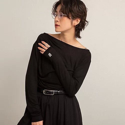 【ノーリーズ/NOLLEY'S】の【MAQWEL/マクウェル】ソフトタッチスラブロンT インテリア・キッズ・メンズ・レディースファッション・服の通販 founy(ファニー) https://founy.com/ ファッション Fashion レディースファッション Fashion for Women トップス・カットソー Cut & Sew Tops ロングTシャツ・Tシャツ Longline T-Shirts & Tees 2025年 2025 2025春夏・S/S Spring/Summer 2025 SS25 シンプル Simple, Minimal デコルテ Décolleté, Neckline ドレープ Drape, Draping Fabric フェミニン Feminine, Girly ヴィンテージ Vintage Style |ID: prp329100004486799 ipo3291000000033330705