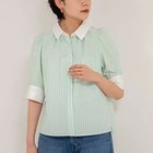 【ノーリーズ/NOLLEY'S】のパフスリーブ半袖シャツブラウス グリーン系その他3|ID: prp329100004486805 ipo3291000000031629939