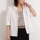 【ノーリーズ/NOLLEY'S】のパフスリーブ半袖シャツブラウス ホワイト|ID: prp329100004486805 ipo3291000000031629941