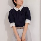 【ノーリーズ/NOLLEY'S】のパフスリーブ半袖シャツブラウス ブルー系その他6|ID: prp329100004486805 ipo3291000000031629943