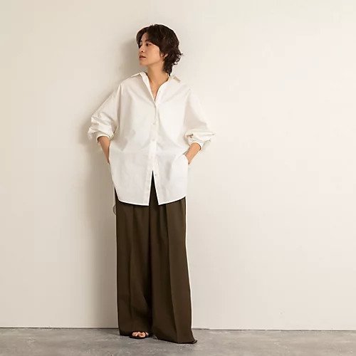 【ノーリーズ/NOLLEY'S】の【MAQWEL/マクウェル】オックスシャツ 人気、トレンドファッション・服の通販 founy(ファニー) 　ファッション　Fashion　レディースファッション　Fashion for Women　トップス・カットソー　Cut & Sew Tops　シャツ・ブラウス・オフィスカジュアル　Elegant Blouses & Button-Ups　2025年　2025　2025春夏・S/S　Spring/Summer 2025 SS25　おすすめ　Recommended / Our Picks　オックス　Oxford Fabric　シンプル　Simple, Minimal　フェミニン　Feminine, Girly　ヴィンテージ　Vintage Style　羽織　Haori, Light Jacket　other-2|ID: prp329100004486808 ipo3291000000032074300
