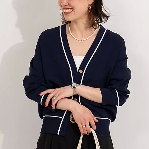 【ノーリーズ/NOLLEY'S】の総針配色Vカーディガン インテリア・キッズ・メンズ・レディースファッション・服の通販 founy(ファニー) https://founy.com/ ファッション Fashion レディースファッション WOMEN トップス・カットソー Tops/Tshirt カーディガン Cardigans 2025年 2025 2025春夏・S/S Ss,Spring/Summer,2025 おすすめ Recommend カーディガン Cardigan ジャケット Jacket ビジネス 仕事 通勤 Business |ID: prp329100004486822 ipo3291000000032164745