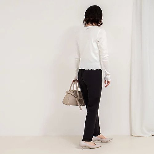 【ノーリーズ/NOLLEY'S】の《手洗い可能》テレコカーディガン 人気、トレンドファッション・服の通販 founy(ファニー) 　ファッション　Fashion　レディースファッション　Fashion for Women　トップス・カットソー　Cut & Sew Tops　カーディガン・羽織り　Layered Style Cardigans　2025年　2025　2025春夏・S/S　Spring/Summer 2025 SS25　おすすめ　Recommended / Our Picks　カーディガン　Cardigan, Knitwear　コンパクト　Compact, Small Size　テレコ　Ribbed, Rib Stitch　デニム　Denim, Jeans Material　other-3|ID: prp329100004486823 ipo3291000000031974532