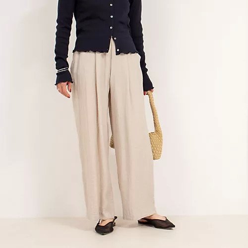 【ノーリーズ/NOLLEY'S】の【WEB限定】《セットアップ対応》ジュピターインゴムイージーワイドパンツ インテリア・キッズ・メンズ・レディースファッション・服の通販 founy(ファニー) 　ファッション　Fashion　レディースファッション　WOMEN　セットアップ　Setup　パンツ　Pants　2025年　2025　2025春夏・S/S　Ss,Spring/Summer,2025　セットアップ　Set Up　リラックス　Relax　ワイド　Wide　ビジネス 仕事 通勤　Business　夏　Summer　ベージュ|ID: prp329100004486838 ipo3291000000031630259