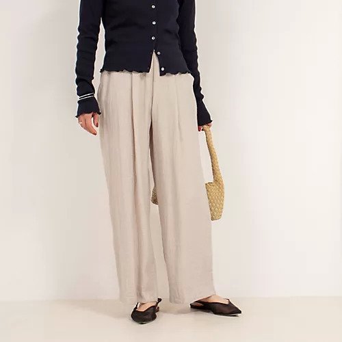 【ノーリーズ/NOLLEY'S】の【WEB限定】《セットアップ対応》ジュピターインゴムイージーワイドパンツ インテリア・キッズ・メンズ・レディースファッション・服の通販 founy(ファニー) 　ファッション　Fashion　レディースファッション　Ladies' Fashion Online　セットアップ　Setup　パンツ　Pants　2025年　2025　2025春夏・S/S　Ss,Spring/Summer,2025　セットアップ　Set Up　リラックス　Relax　ワイド　Wide　ビジネス 仕事 通勤　Business　夏　Summer　ベージュ|ID: prp329100004486838 ipo3291000000032085779
