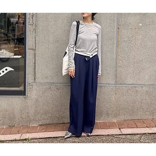 【ノーリーズ/NOLLEY'S】の【MAQWEL/マクウェル】ウォッシャブル2タックスラックスパンツ 人気、トレンドファッション・服の通販 founy(ファニー) 　ファッション　Fashion　レディースファッション　Fashion for Women　パンツ　Pants & Trousers　ウォッシャブル　Machine Washable　ヴィンテージ　Vintage Style　シンプル　Simple, Minimal　フェミニン　Feminine, Girly　ロング　Long, Long-Length　ワイド　Wide, Wide Fit　2025年　2025　2025春夏・S/S　Spring/Summer 2025 SS25　other-2|ID: prp329100004486840 ipo3291000000033917614