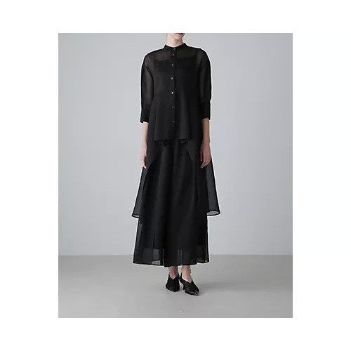 【アドーア/ADORE】のソフトオーガンジーパンツ インテリア・キッズ・メンズ・レディースファッション・服の通販 founy(ファニー) 　ファッション　Fashion　レディースファッション　Fashion for Women　パンツ　Pants & Trousers　おすすめ　Recommended / Our Picks　オレンジ　Orange　キュロット　Culottes, Wide Shorts　スタンダード　Standard, Basic　フィット　Fit, Slim Fit　ロング　Long, Long-Length　夏　Summer　春　Spring　S/S・春夏　SS, Spring/Summer, Warm Season　ブラック|ID: prp329100004486844 ipo3291000000032633889