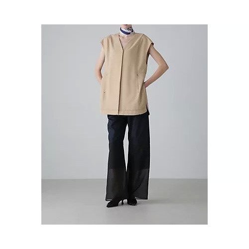 【アドーア/ADORE】のハイブリッドデニムパンツ 人気、トレンドファッション・服の通販 founy(ファニー) 　ファッション　Fashion　レディースファッション　WOMEN　パンツ　Pants　デニムパンツ　Denim Pants　おすすめ　Recommend　シアー　Sheer　スタンダード　Standard　ストレート　Straight　デニム　Denim　フィット　Fit　ポケット　Pocket　ヨーク　Yoke　夏　Summer　春　Spring　S/S・春夏　Ss・Spring/Summer　other-3|ID: prp329100004486846 ipo3291000000031630335