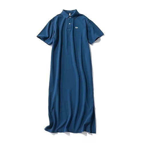 【サイ ベーシックス/SCYE BASICS】の【HPS別注】ポロワンピース 人気、トレンドファッション・服の通販 founy(ファニー) 　ファッション　Fashion　レディースファッション　Fashion for Women　ワンピース　Dresses　ジーンズ　Jeans, Denim Pants　スリット　Slit, Slit Detail　デニム　Denim, Jeans Material　ドレス　Dress, One-Piece　ポロシャツ　Polo Shirt, Collared Tee　リラックス　Relax, Relaxed Fit　別注　Limited Edition, Custom Order　定番　Standard, Basic Item　洗える　Machine Washable　鹿の子　Piqué, Kanoko Fabric　other-3|ID: prp329100004486849 ipo3291000000033142169