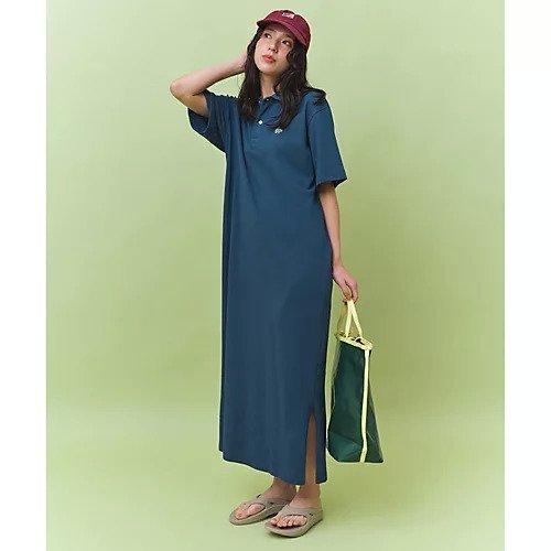 【サイ ベーシックス/SCYE BASICS】の【HPS別注】ポロワンピース 人気、トレンドファッション・服の通販 founy(ファニー) ファッション Fashion レディースファッション Fashion for Women ワンピース Dresses ジーンズ Jeans, Denim Pants スリット Slit, Slit Detail デニム Denim, Jeans Material ドレス Dress, One-Piece ポロシャツ Polo Shirt, Collared Tee リラックス Relax, Relaxed Fit 別注 Limited Edition, Custom Order 定番 Standard, Basic Item 洗える Machine Washable 鹿の子 Piqué, Kanoko Fabric other-2|ID: prp329100004486849 ipo3291000000034898599