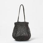 【ヌキテパ/NE QUITTEZ PAS】のMETALLIC MACRAME TOTE 人気、トレンドファッション・服の通販 founy(ファニー) ファッション Fashion レディースファッション Fashion for Women バッグ Bags インド Indian Textile プレート Plate, Dish モダン Modern, Contemporary 手編み Hand-Knitted, Handmade Knit thumbnail BLACK|ID: prp329100004486856 ipo3291000000034326512