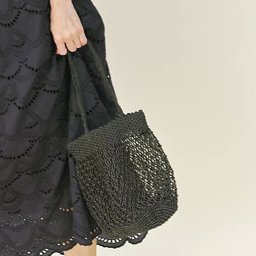 【ヌキテパ/NE QUITTEZ PAS】のMETALLIC MACRAME TOTE 人気、トレンドファッション・服の通販 founy(ファニー)  ファッション Fashion レディースファッション Fashion for Women バッグ Bags インド Indian Textile プレート Plate, Dish モダン Modern, Contemporary 手編み Hand-Knitted, Handmade Knit other-2|ID: prp329100004486856 ipo3291000000034326513