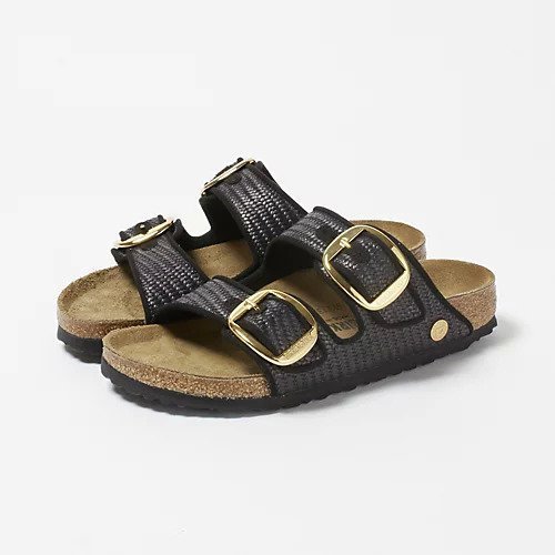 【ビルケンシュトック/BIRKENSTOCK】のArizona Big Buckle TEX Raffia NARROW インテリア・キッズ・メンズ・レディースファッション・服の通販 founy(ファニー) 　ファッション　Fashion　レディースファッション　Ladies' Fashion Online　エレガント 上品　Elegant　トレンド　Trend　パイピング　Piping　ビッグ　Big　ラグジュアリー　Luxury　ラフィア　Raffia　定番　Standard　BLACK/RAFFIA|ID: prp329100004486871 ipo3291000000032363533