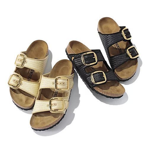 【ビルケンシュトック/BIRKENSTOCK】のArizona Big Buckle TEX Raffia NARROW 人気、トレンドファッション・服の通販 founy(ファニー) 　ファッション　Fashion　レディースファッション　Fashion for Women　エレガント 上品　Elegant　トレンド　Trend, Trending Now　パイピング　Piping, Trim Design　ビッグ　Big, Oversized　ラグジュアリー　Luxury, Elegant　ラフィア　Raffia, Natural Straw　定番　Standard, Basic Item　other-3|ID: prp329100004486871 ipo3291000000032990858