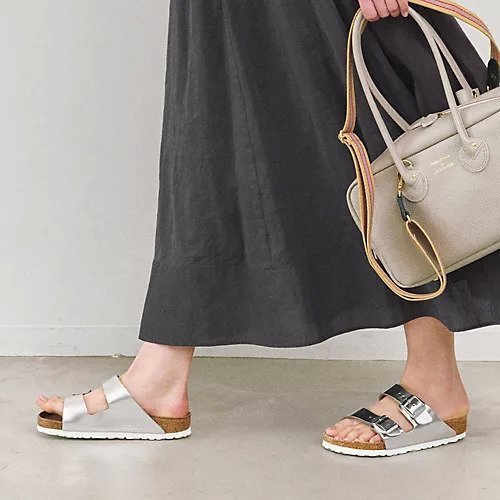 【ビルケンシュトック/BIRKENSTOCK】のArizona SFB LENA Metallic Silver NARROW 人気、トレンドファッション・服の通販 founy(ファニー) 　ファッション　Fashion　レディースファッション　Ladies' Fashion Online　クッション　Cushion　シルバー　Silver　ジュート　Jute　プリント　Print　other-3|ID: prp329100004486893 ipo3291000000032273709