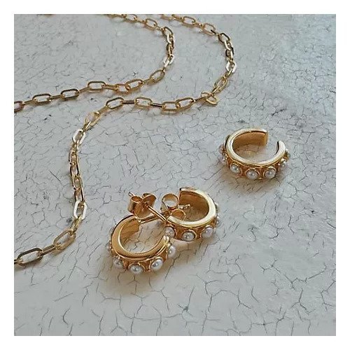 【ラ スール/La Soeur】のパールフープピアス 人気、トレンドファッション・服の通販 founy(ファニー) ファッション Fashion レディースファッション Fashion for Women おすすめ Recommended / Our Picks サークル Circle, Round Design シンプル Simple, Minimal パール Pearl, Pearl Accent フープ Hoop, Hoop Earrings ベビー Baby, Babywear エレガント 上品 Elegant other-2|ID: prp329100004486917 ipo3291000000034004855