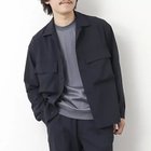 【ノーリーズ グッドマン/NOLLEY'S goodman / MEN】の《セットアップ対応》イージーケア ストレッチポプリン シャツブルゾン 25SS ネイビー|ID: prp329100004486945 ipo3291000000031914830