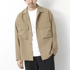 【ノーリーズ グッドマン/NOLLEY'S goodman / MEN】の《セットアップ対応》イージーケア ストレッチポプリン シャツブルゾン 25SS ベージュ|ID: prp329100004486945 ipo3291000000031914832