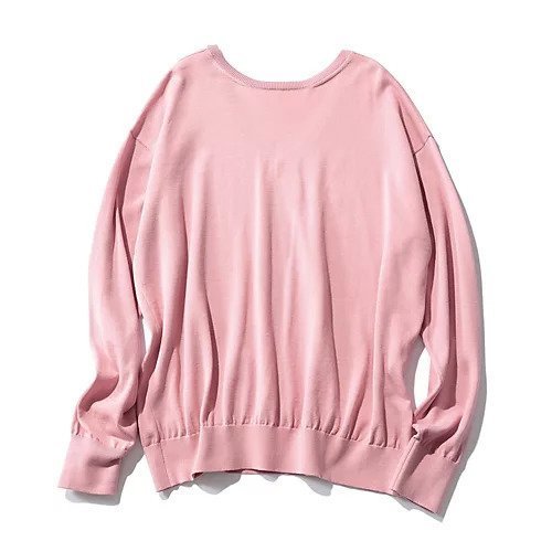 【スローン/SLOANE】の18G天竺 強撚コットン 2WAYプルオーバー 人気、トレンドファッション・服の通販 founy(ファニー) 　ファッション　Fashion　レディースファッション　Ladies' Fashion Online　トップス・カットソー　Tops/Tshirt　プルオーバー　Pullover　カッティング　Cutting　洗える　Washable　other-2|ID: prp329100004487093 ipo3291000000032617410