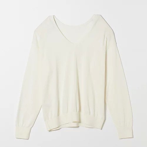 【スローン/SLOANE】の18G天竺 強撚コットン 2WAYプルオーバー 人気、トレンドファッション・服の通販 founy(ファニー) 　ファッション　Fashion　レディースファッション　Ladies' Fashion Online　トップス・カットソー　Tops/Tshirt　プルオーバー　Pullover　カッティング　Cutting　洗える　Washable　other-3|ID: prp329100004487093 ipo3291000000032617411