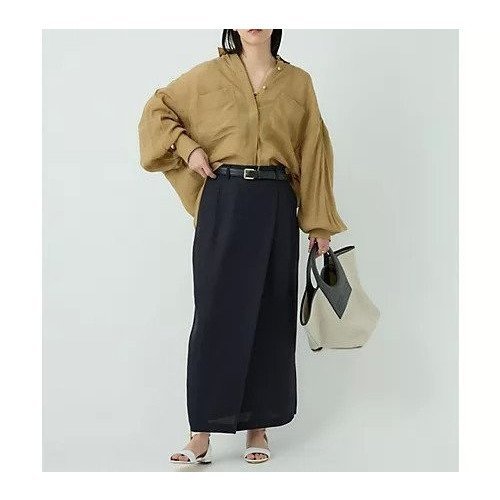 【カオス/Chaos】のアイアスロータスカート 人気、トレンドファッション・服の通販 founy(ファニー) 　ファッション　Fashion　レディースファッション　WOMEN　スカート　Skirt　アシメトリー　Asymmetry　ギャザー　Gather　スリット　Slit　定番　Standard　フロント　Front　ミックス　Mix　夏　Summer　エレガント 上品　Elegant　2025年　2025　2025春夏・S/S　Ss,Spring/Summer,2025　other-3|ID: prp329100004487095 ipo3291000000031632605