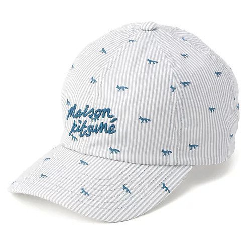 【メゾン キツネ/MAISON KITSUNE】のPROFILE FOX STRIPED 6P CAP インテリア・キッズ・メンズ・レディースファッション・服の通販 founy(ファニー) https://founy.com/ ファッション Fashion レディースファッション WOMEN 2025年 2025 2025春夏・S/S Ss,Spring/Summer,2025 キャップ Cap ストライプ Stripe ドット Dot メタル Metal 夏 Summer 春 Spring S/S・春夏 Ss・Spring/Summer |ID: prp329100004487105 ipo3291000000031632652