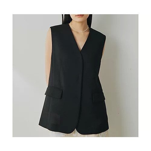 【ウィムガゼット/Whim Gazette】のジュートライクジレ 人気、トレンドファッション・服の通販 founy(ファニー) 　ファッション　Fashion　レディースファッション　WOMEN　アウター　Coat Outerwear　トップス・カットソー　Tops/Tshirt　ベスト/ジレ　Gilets/Vests　インナー　Inner　クール　Cool　セットアップ　Set Up　ノースリーブ　No Sleeve　フロント　Front　ベスト　Vest　マニッシュ　Mannish　おすすめ　Recommend　エレガント 上品　Elegant　2025年　2025　2025春夏・S/S　Ss,Spring/Summer,2025　other-2|ID: prp329100004493367 ipo3291000000031684917