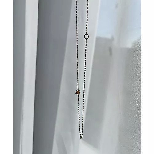 【マージュール/marjour】の[m.]SV925 STAR NECKLACE 人気、トレンドファッション・服の通販 founy(ファニー) 　ファッション　Fashion　レディースファッション　Ladies' Fashion Online　ジュエリー　Jewelry　ネックレス　Necklaces　コーティング　Coating　ジュエリー　Jewelry　センター　Center　チェーン　Chain　チャーム　Charm　ネックレス　Necklace　other-3|ID: prp329100004493375 ipo3291000000032536104